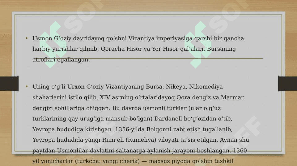Usmoniylar imperiyasining davlat boshqaruv tizimi 2