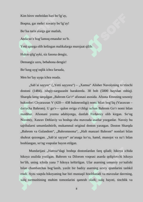 #kurs ishi 8