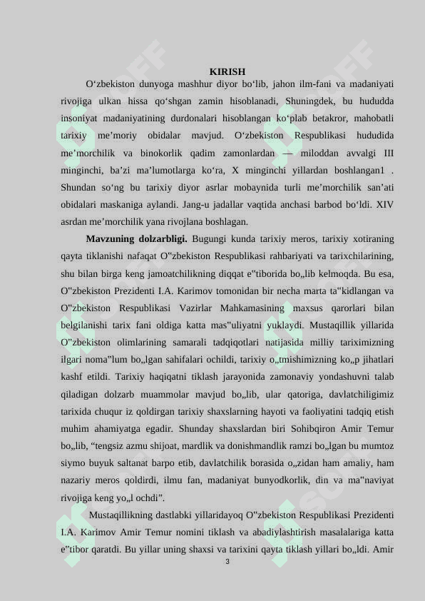 Amir temur va temuriylar davrida me’morchilik taraqiyoti 2