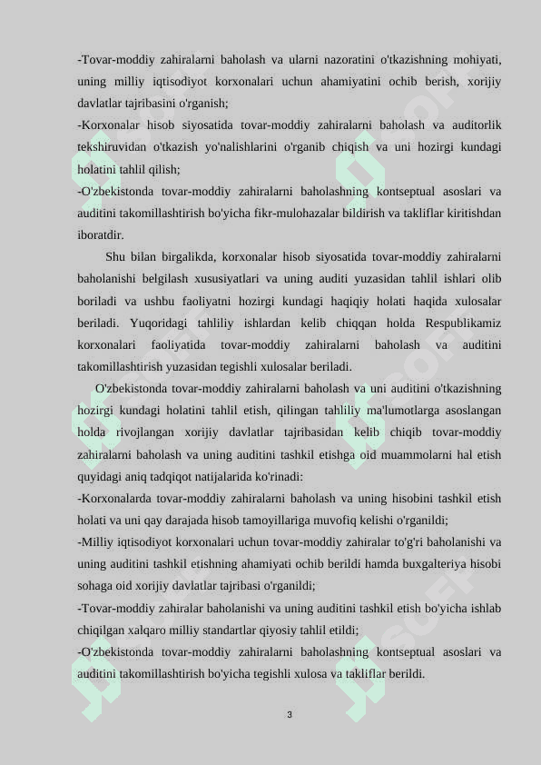 Biznes subyektlarida tovar-moddiy zaxiralar va ularning hisobi 3