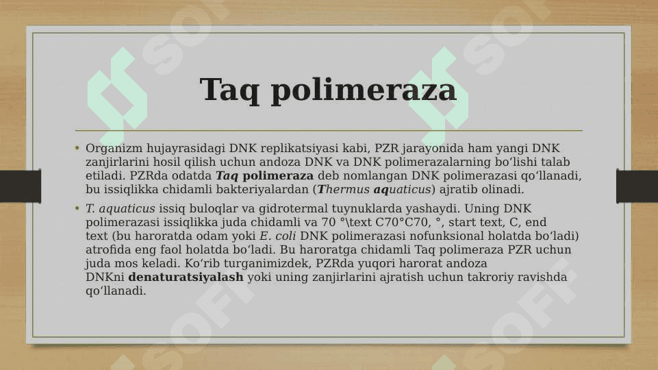 Polimeraza zanjir reaksiyalar 3