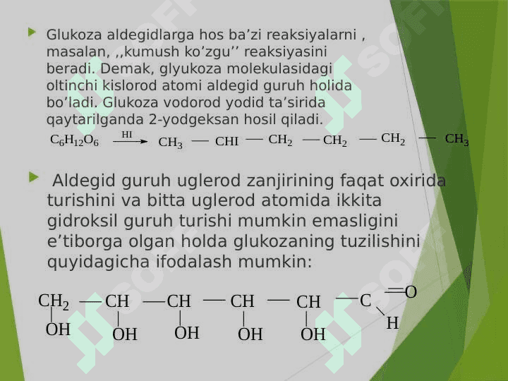 Uglevodlar. Monosaxarid va disaxaridlar 5
