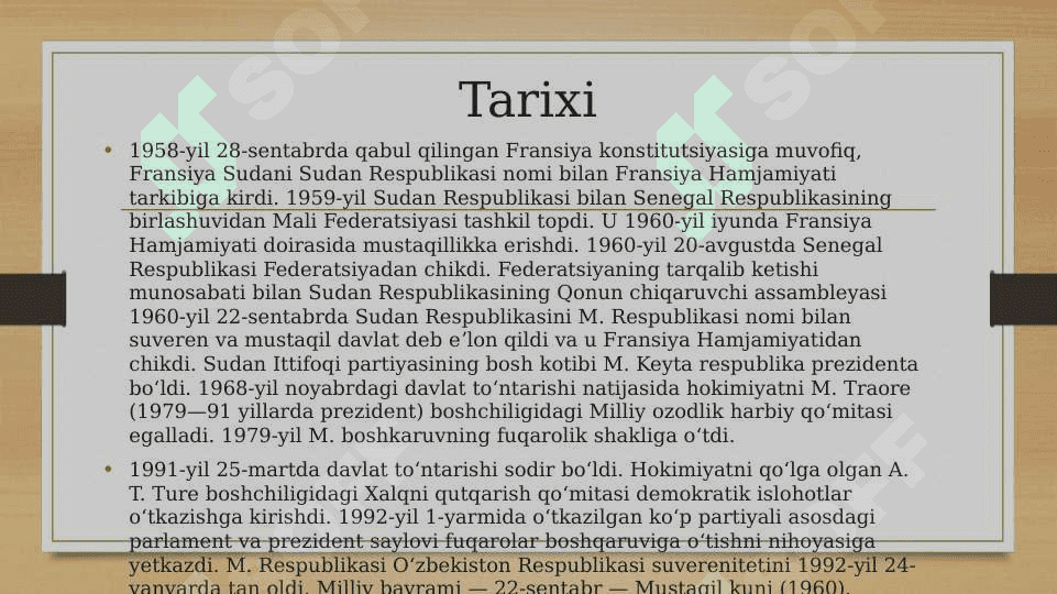 O’rta asrlarda Mali davlati 8