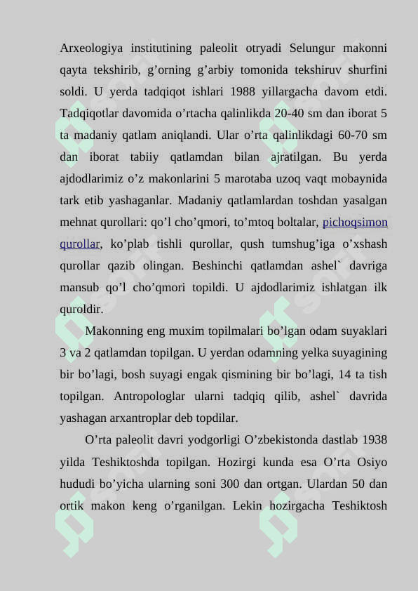 SELUNGUR, OMONQUTON, TESHIKTOSH. 5