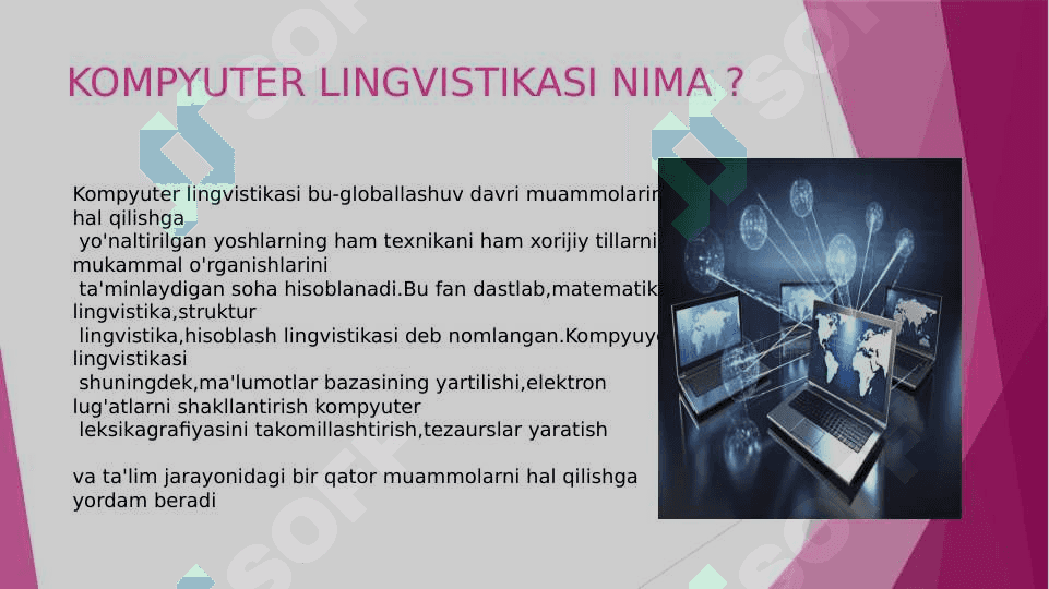 Kompyuter lingvistikasi 3