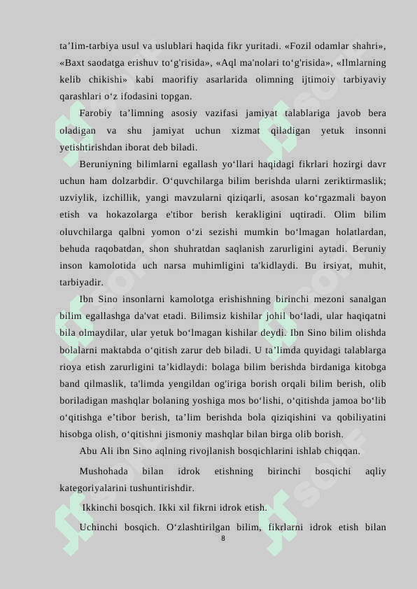 Maktabgacha yoshdagi bolalarda aqliy tarbiya haqida tushuncha 8