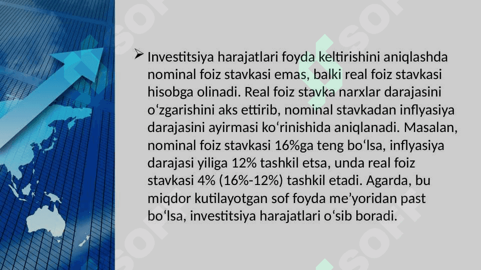 Xorijiy investitsiyalar haqida tushuncha va uning mohiyati 7