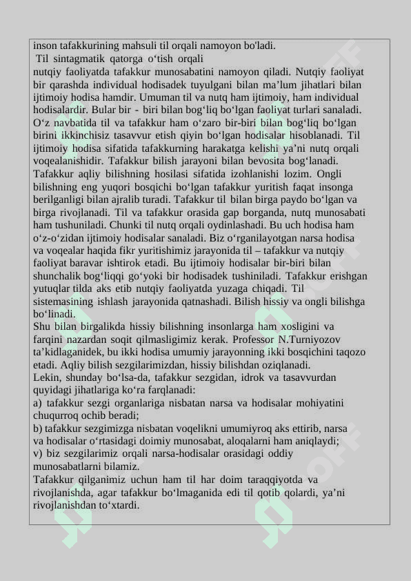 Tıl va tafakkur 8