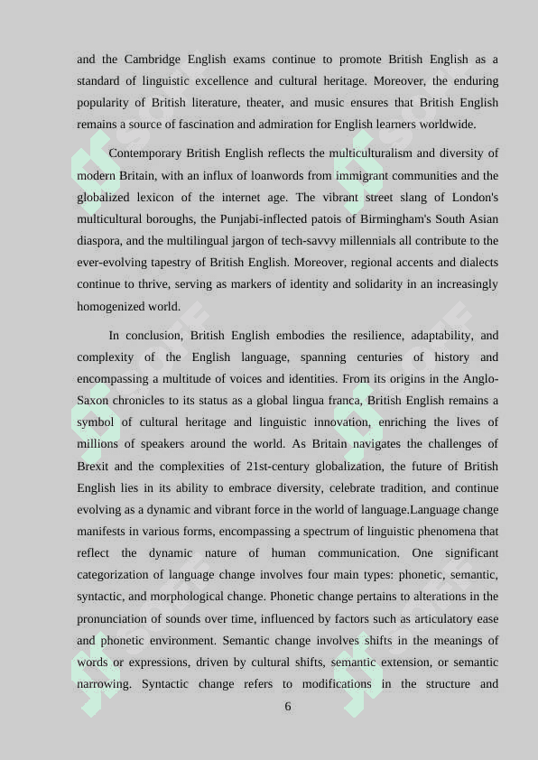 English in the world today 6