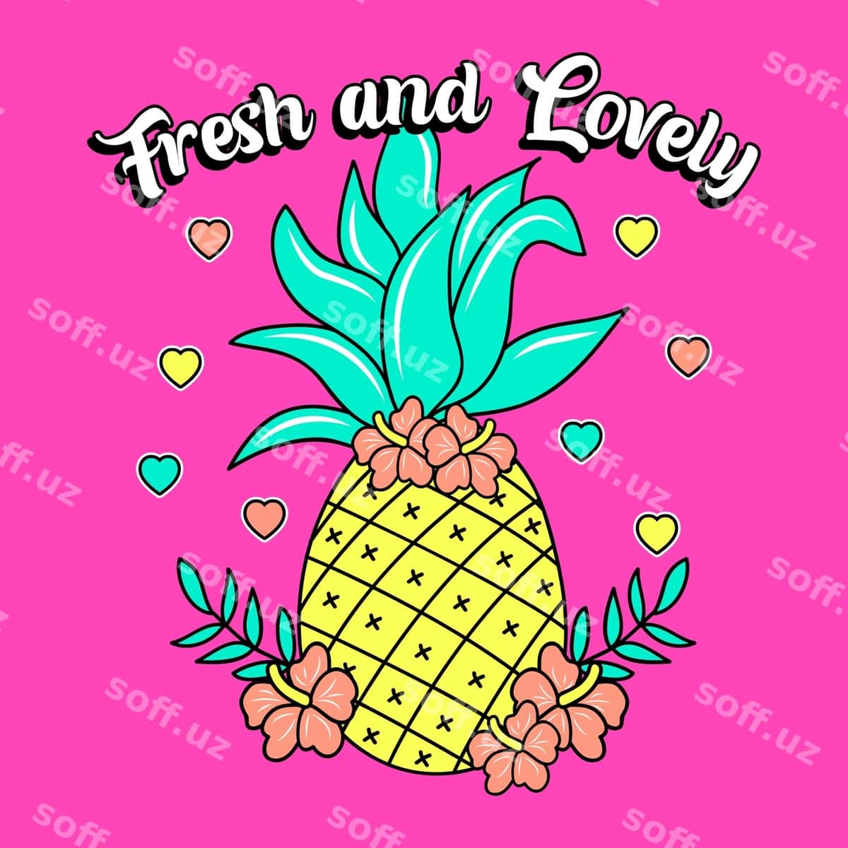 Yangi chiroyli tropik ananas | Fresh lovely tropical pineapple 1