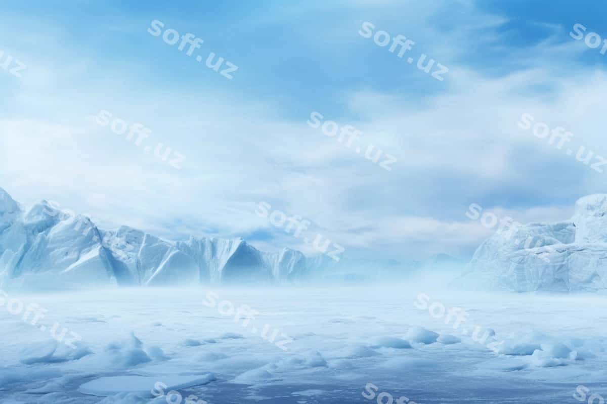Muzlangan orqa fon nusha maydoni | Frozen background copy space 1