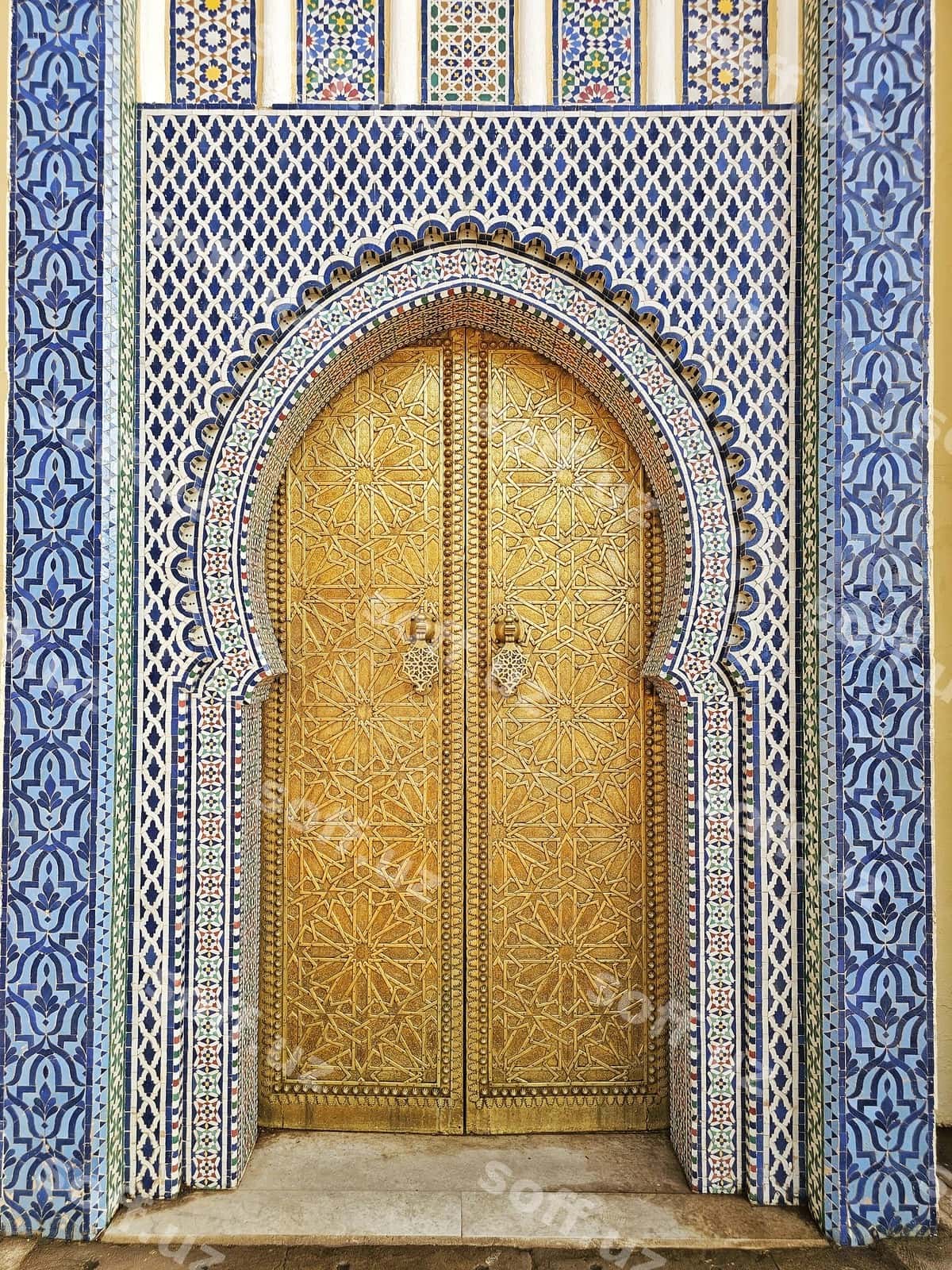 Darvoza qirollik saroyi Fez Marokash | Gate royal palace fez morocco 1