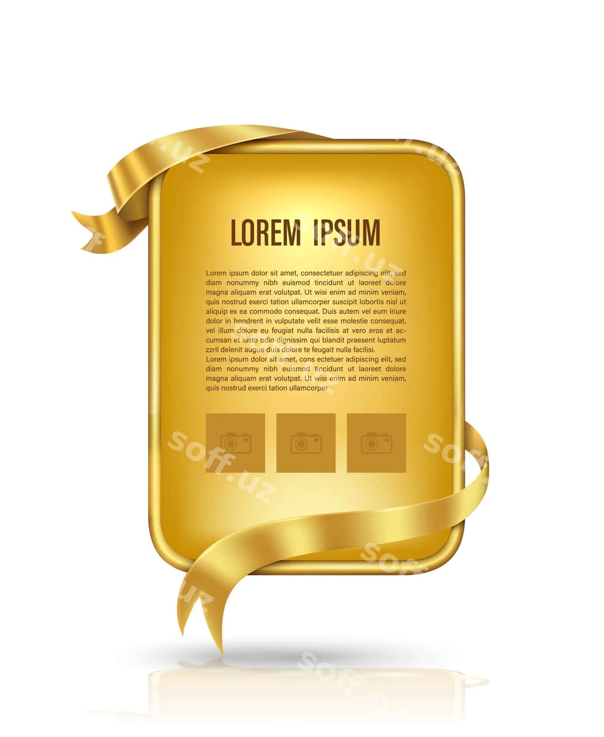 Oltin billboard oltin lenta | Gold billboard gold ribbon 1