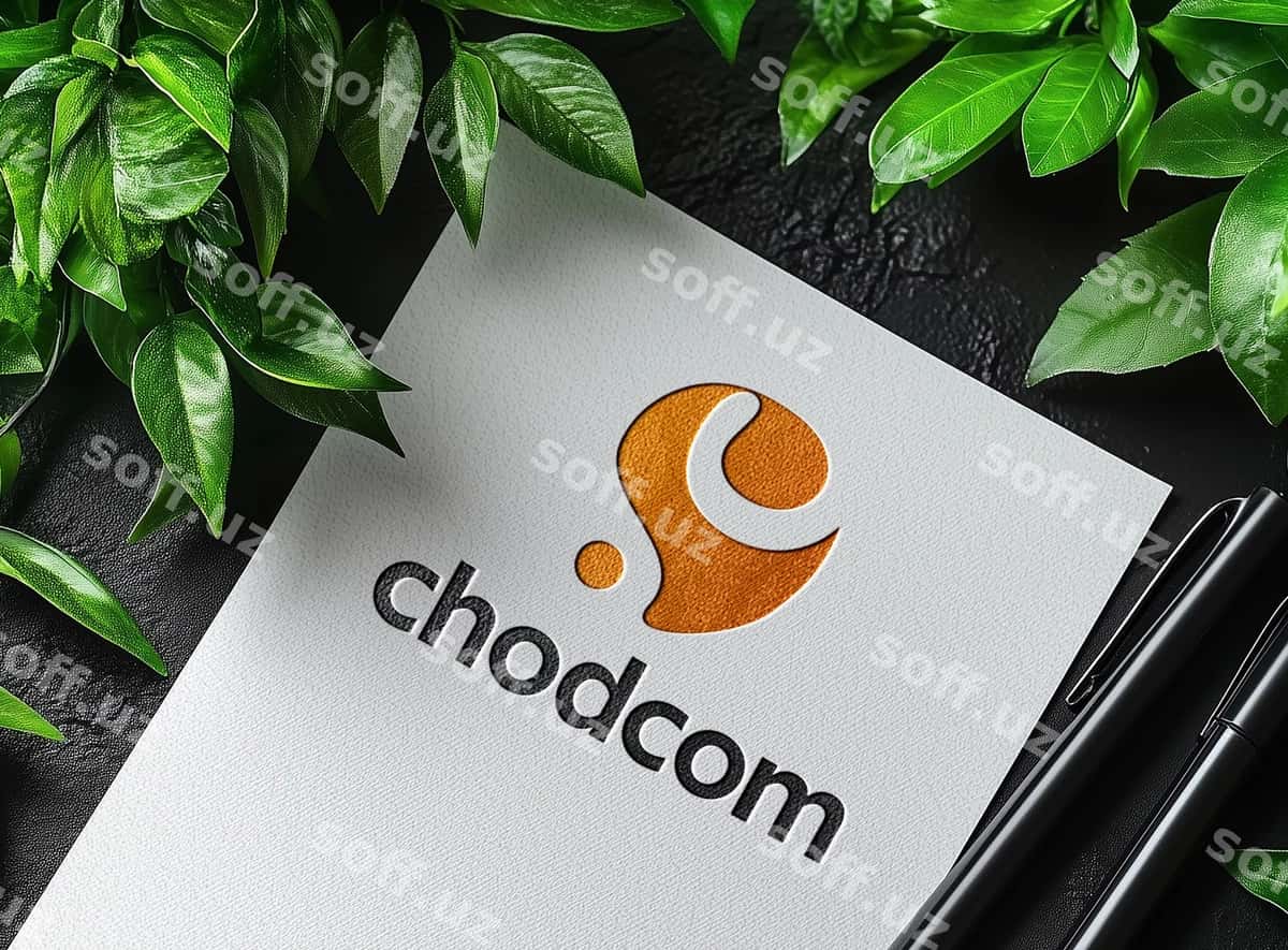 Oltin logotip namuna oq qog'oz | Gold logo mockup white paper 1