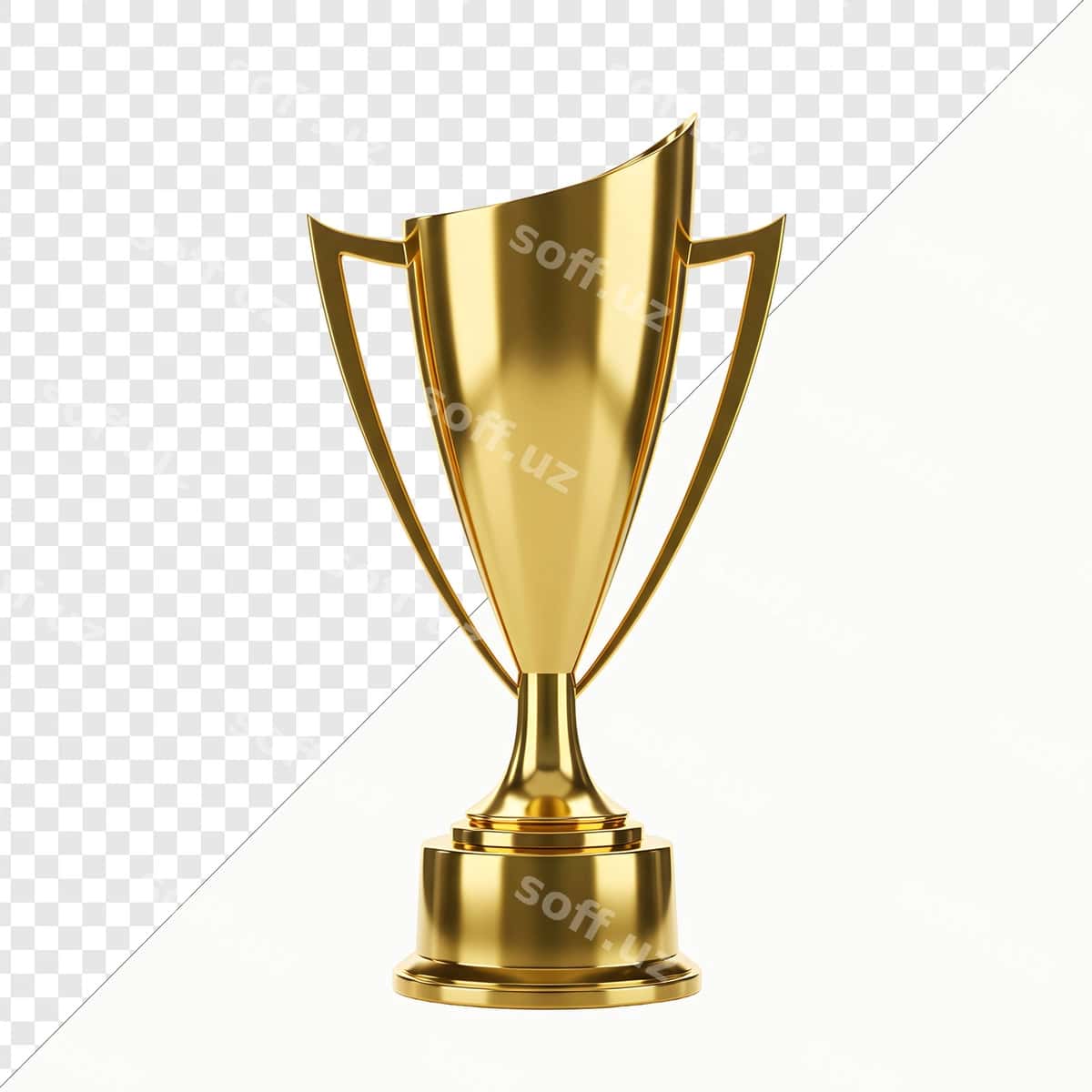 Oltin trofeya illustratsiyasi | Golden trophy illustration 1