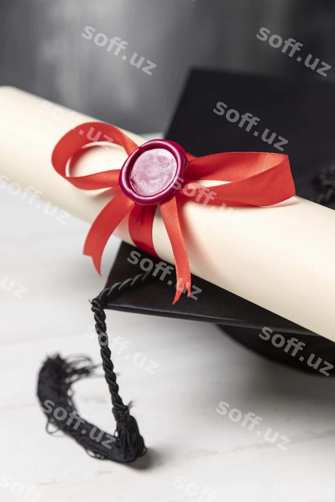 Bitirish diplomasi toga shlyapasi | Gradution diploma toga hat 1