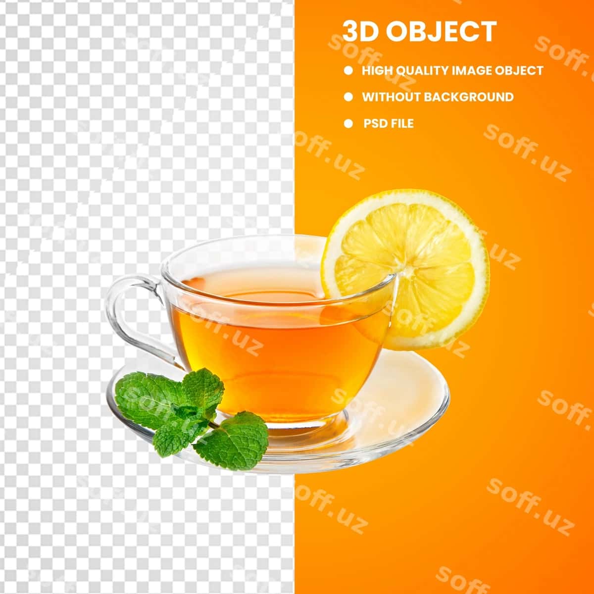 Yashil choy limon bilan | Green tea with lemon 1