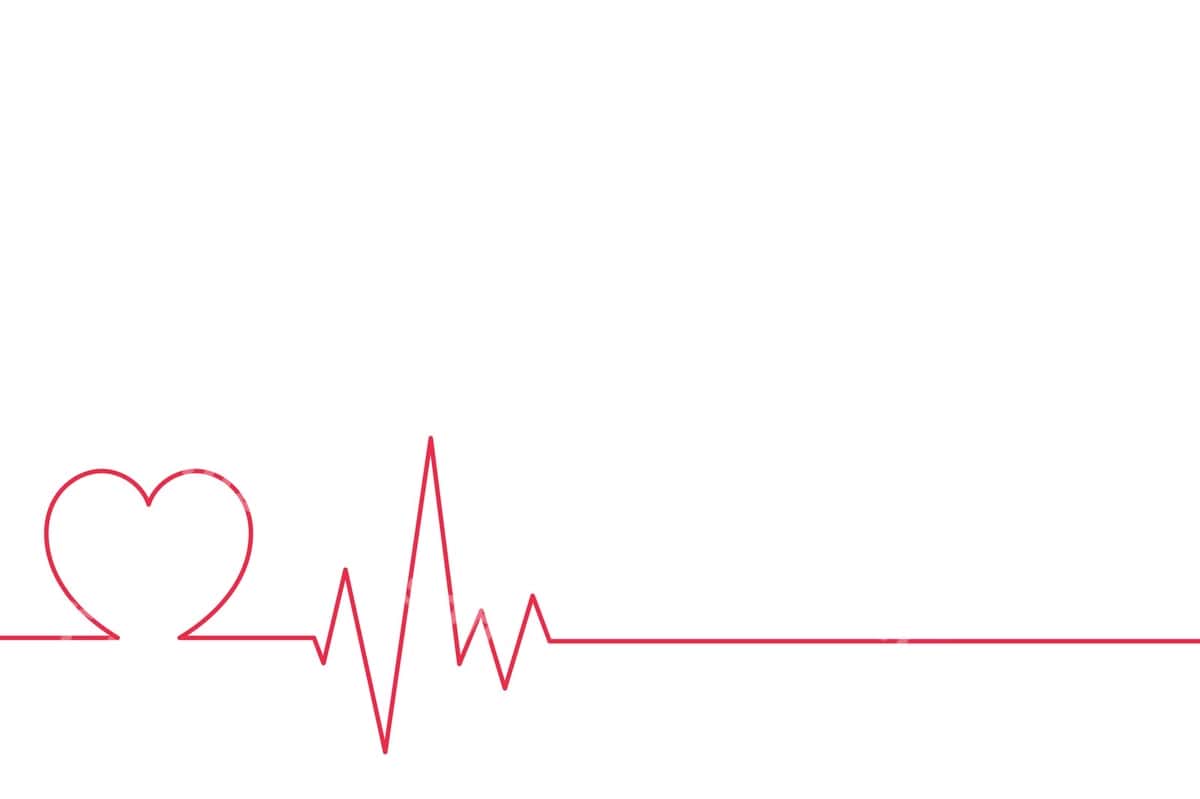 Yurak urrash chiziqi orqa fonda | Heart heartbeat line background 1