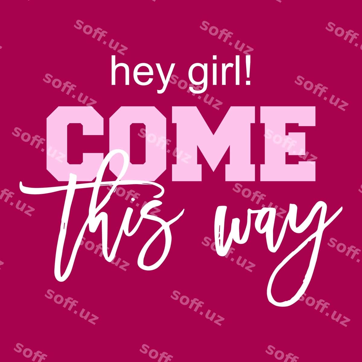 Hey qiz keling bu tomonga habar bering | Hey girl come this way text 1