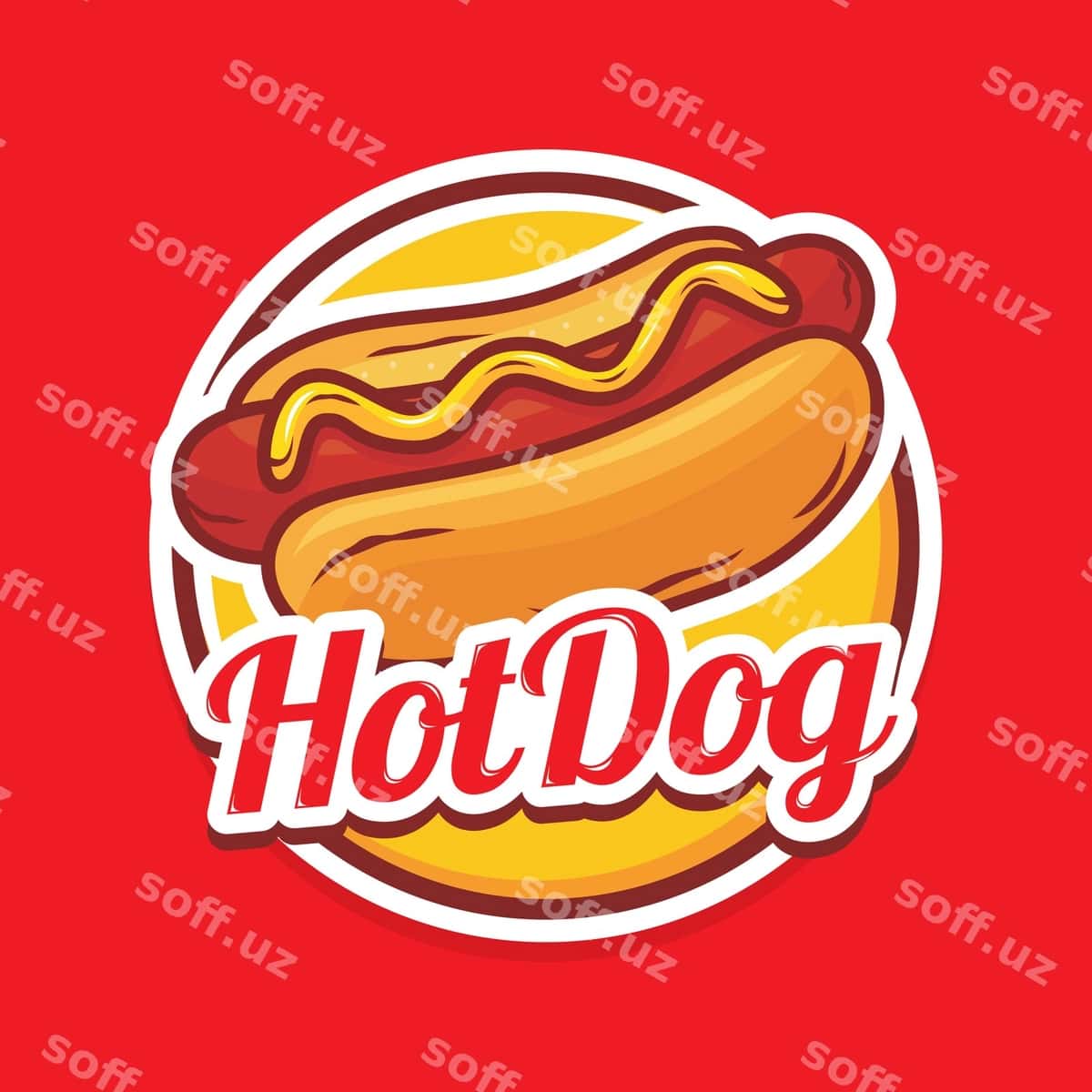 Hot dog logotipi dizayni | Hot dog logo design 1