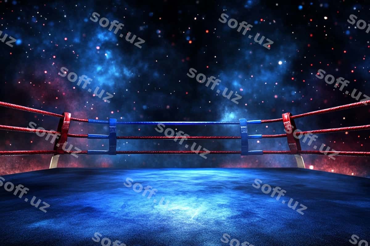 Yorqin boks maydoni | Illuminated boxing ring 1