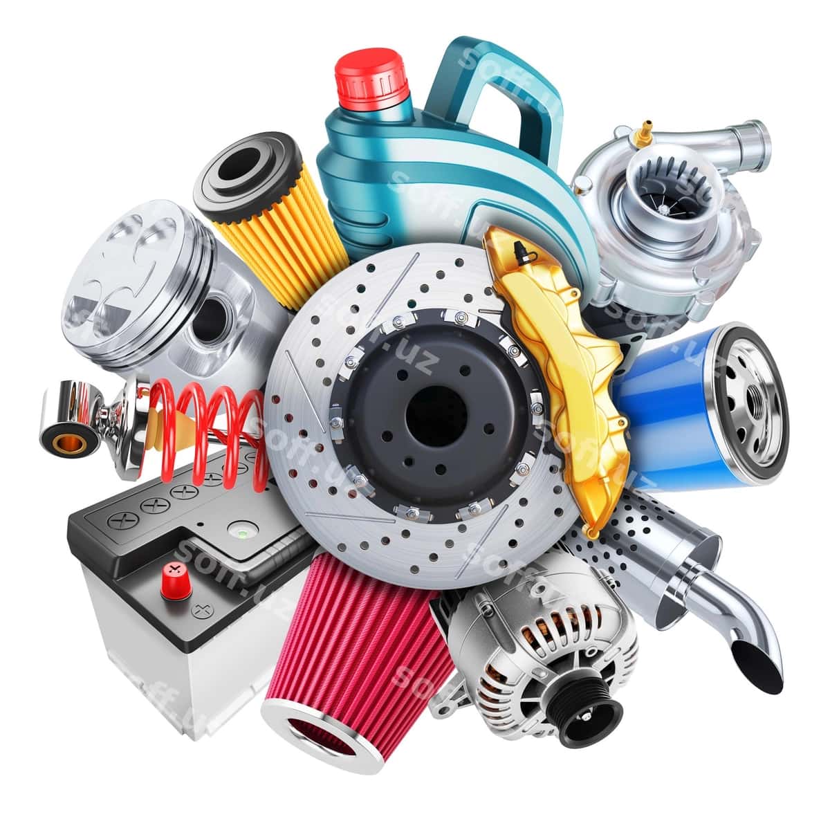 Illustratsiya turbokompressor | Illustration turbocharger 1