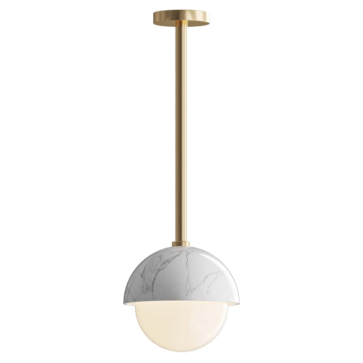 Polaris White Marble Pendant Lamp 2