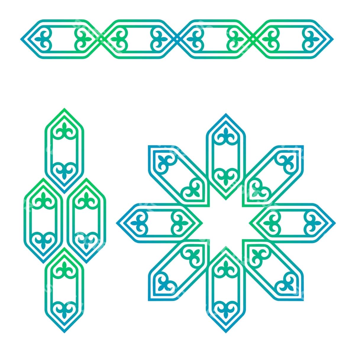 Qozog' bez | Kazakh ornament 1