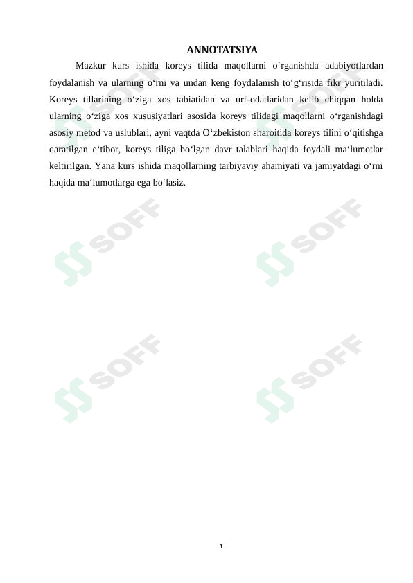 Koreya xalq maqollari 1