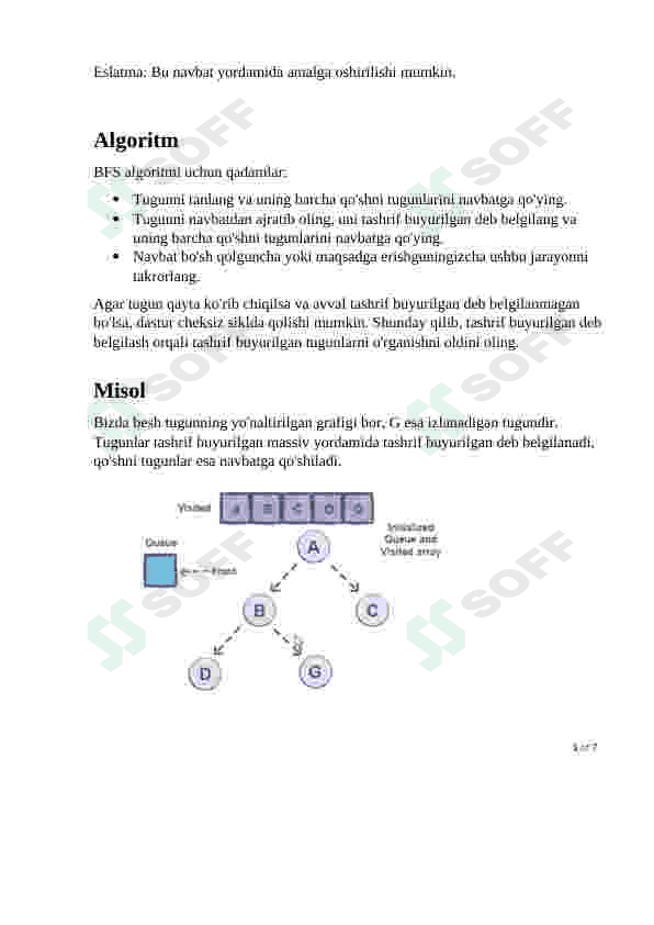 Axborotsiz qidiruv algoritmlari 4