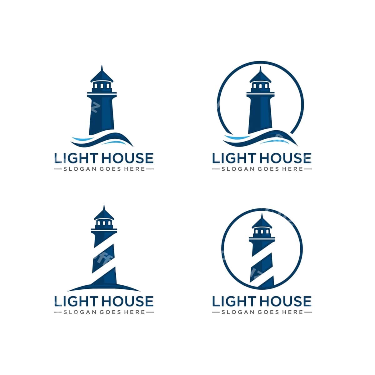 Mashina maxorasi shabloni | Lighthouse logo template 1