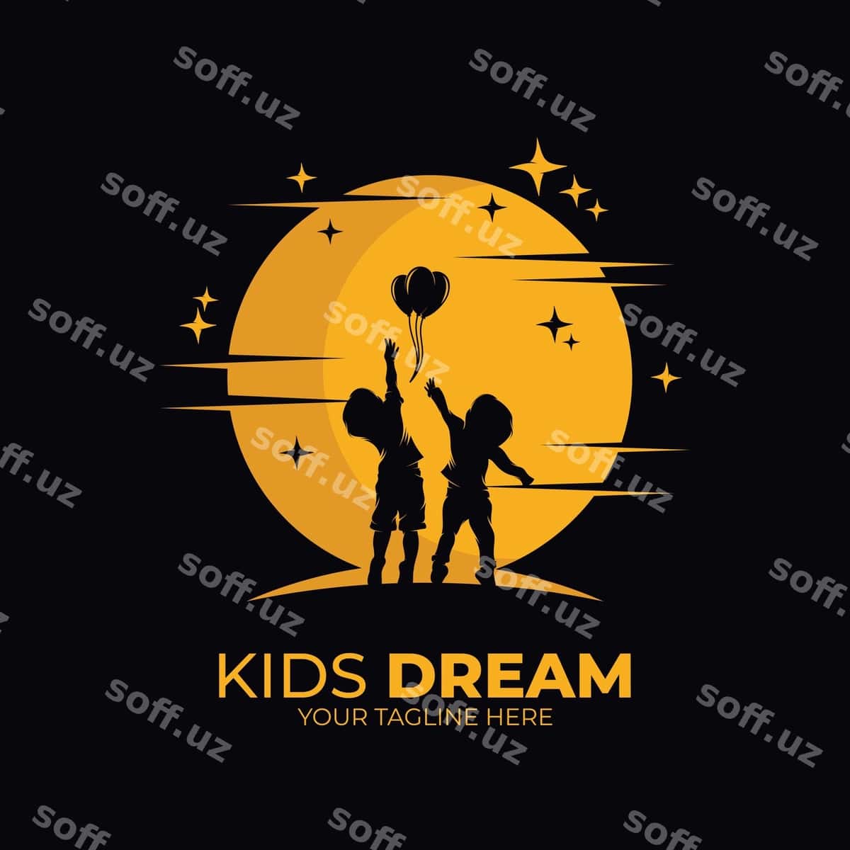 Kichik bolalar yulduz logotigiga erishyotgan | Little kids reaching star logo 1