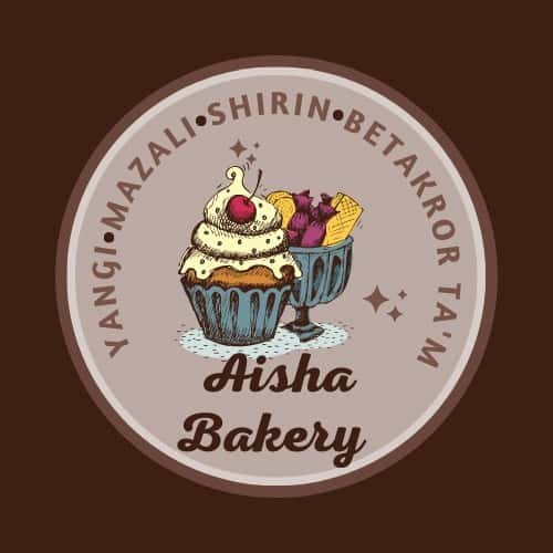 Aisha bakery logotipi 2