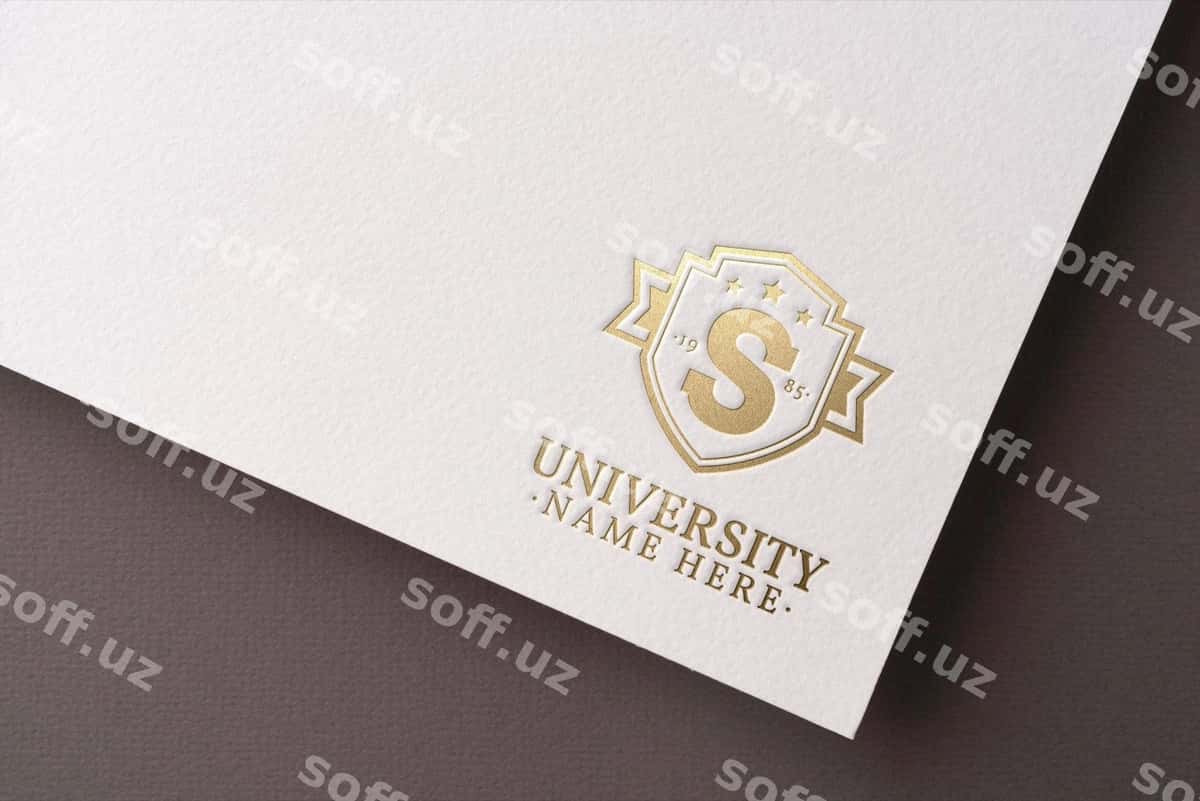 Logotip prezentatsiya qog'oz teksturasi | Logo presentation paper texture 1