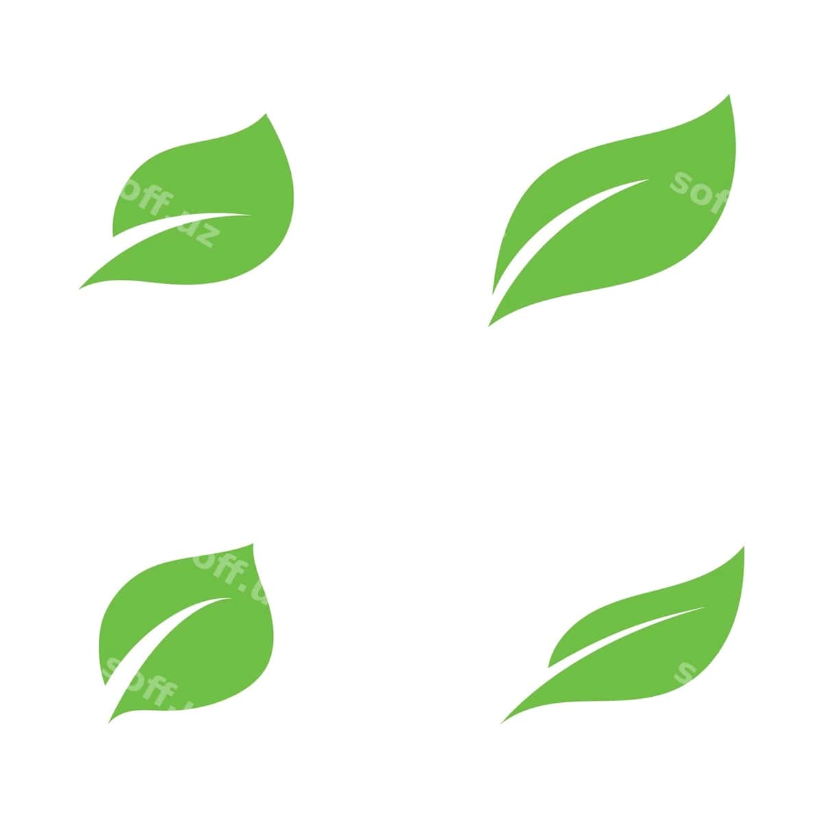 Logos yashil daraxt varaqi ekologiyasi | Logos green tree leaf ecology 1