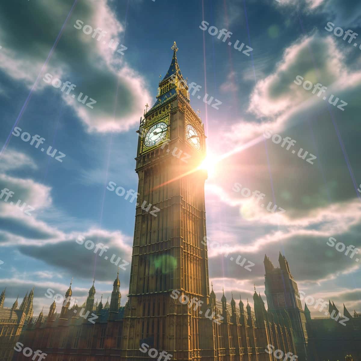 London katta soat tornadi | London large clock tower 1