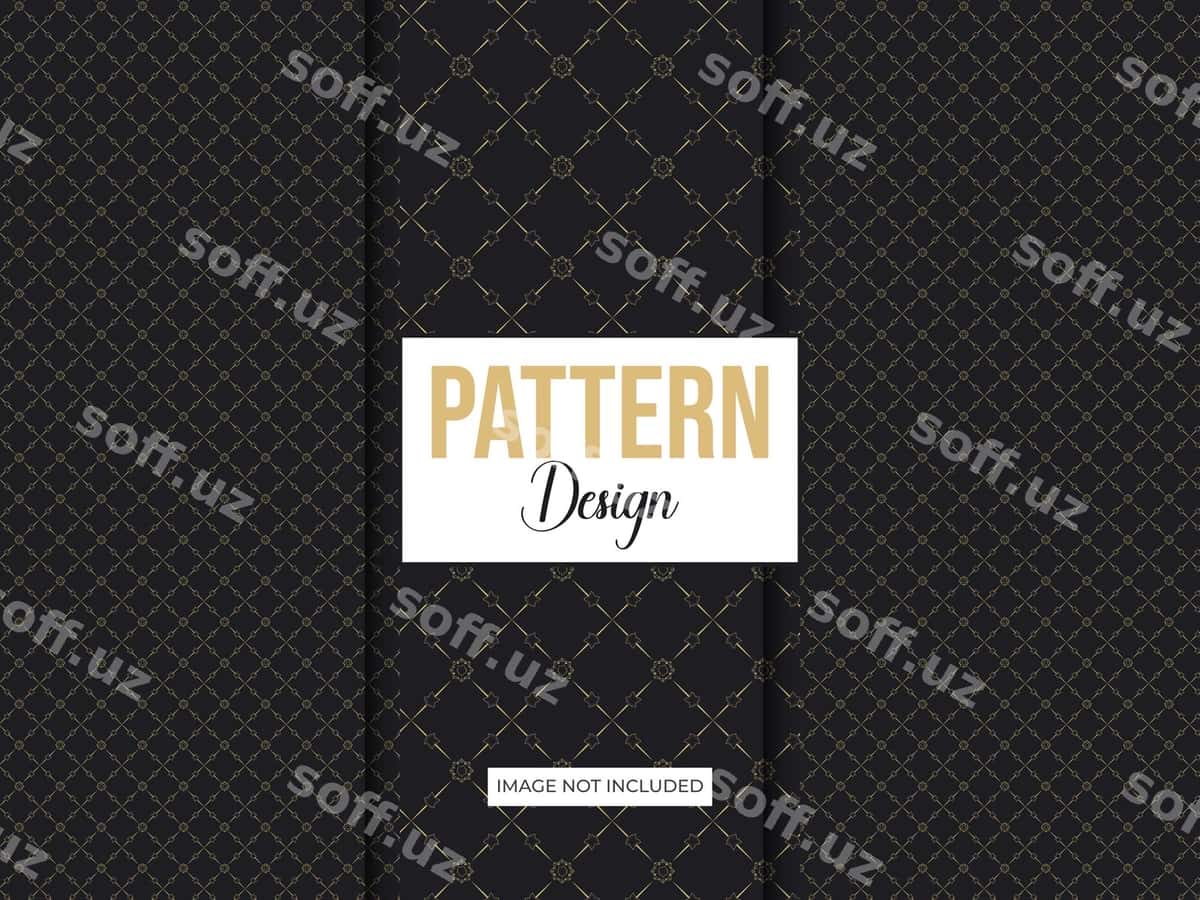 Lux zadli patten dizayn layouti | Luxurious pattern design layout 1