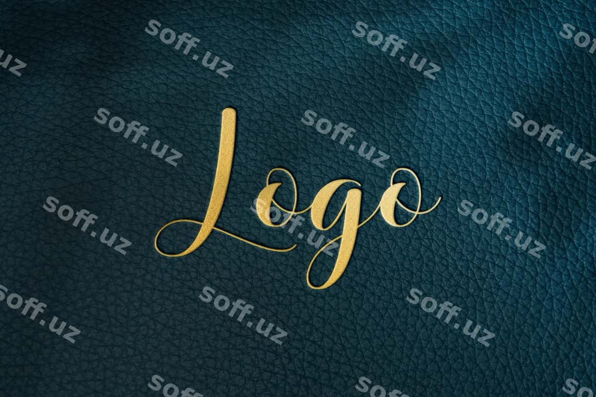 Hashamatli go'zallik logotipi maketi | Luxury beauty logo mockup 1