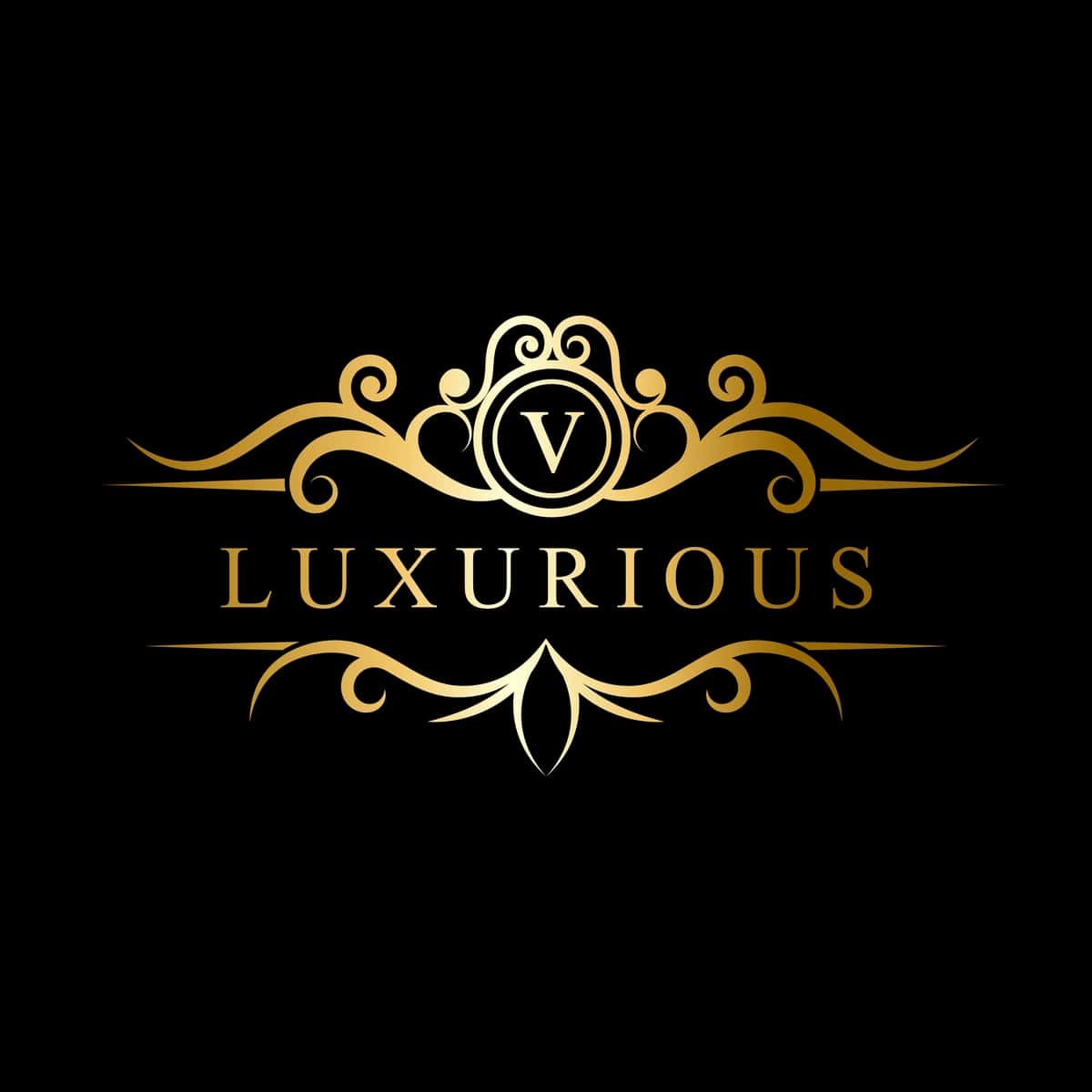Elegant minimalist bezak logotipi shabloni | Elegant minimalist ornament logo template 1