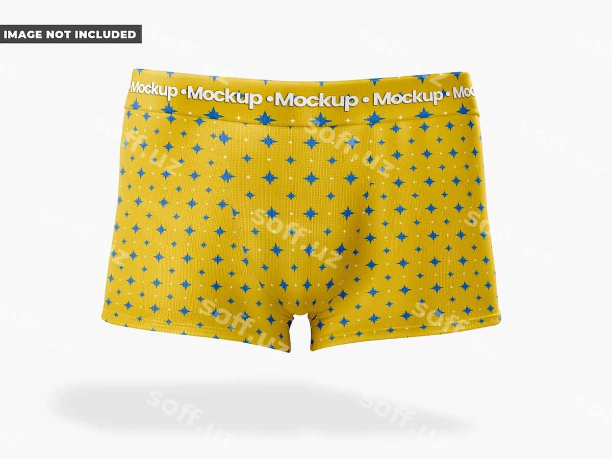 Erkak bokschi namuna | Male boxer mockup 1