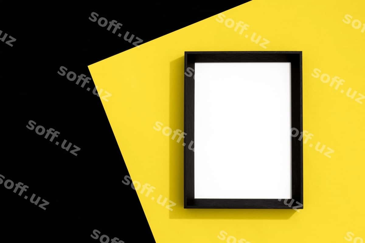 Mockup ramka devor | Mockup frame wall 1
