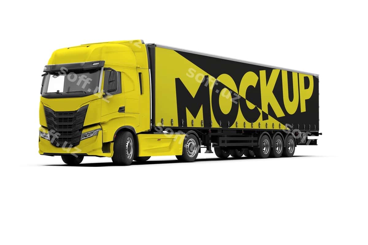 Mockup yuk avtomobili | Mockup truck 1