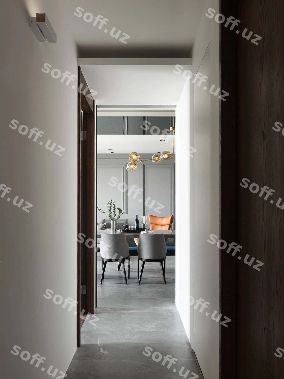 Zamonaviy kvartira yol otai içerisi | Modern apartment hallway interior 1