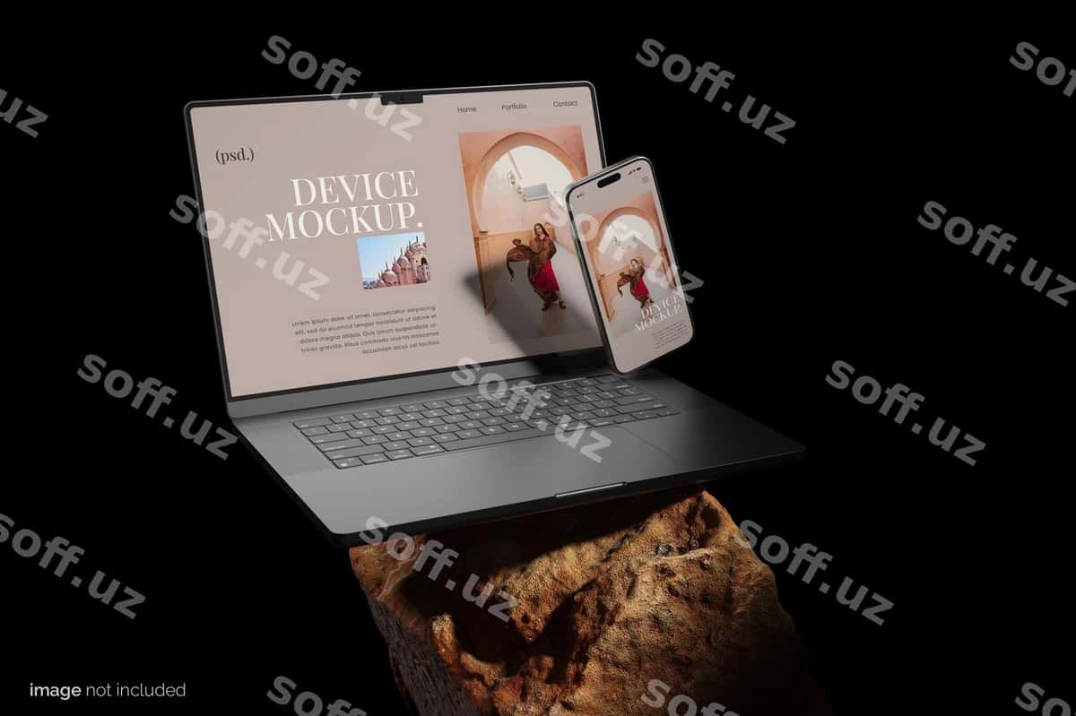 Ko'plab qurilmalar mockup | Multi devices mockup 1