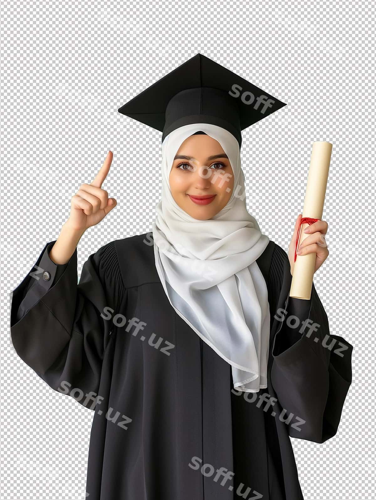 Muslim hijob qiz bitirish shlyapasi | Muslim hijab girl graduation cap 1