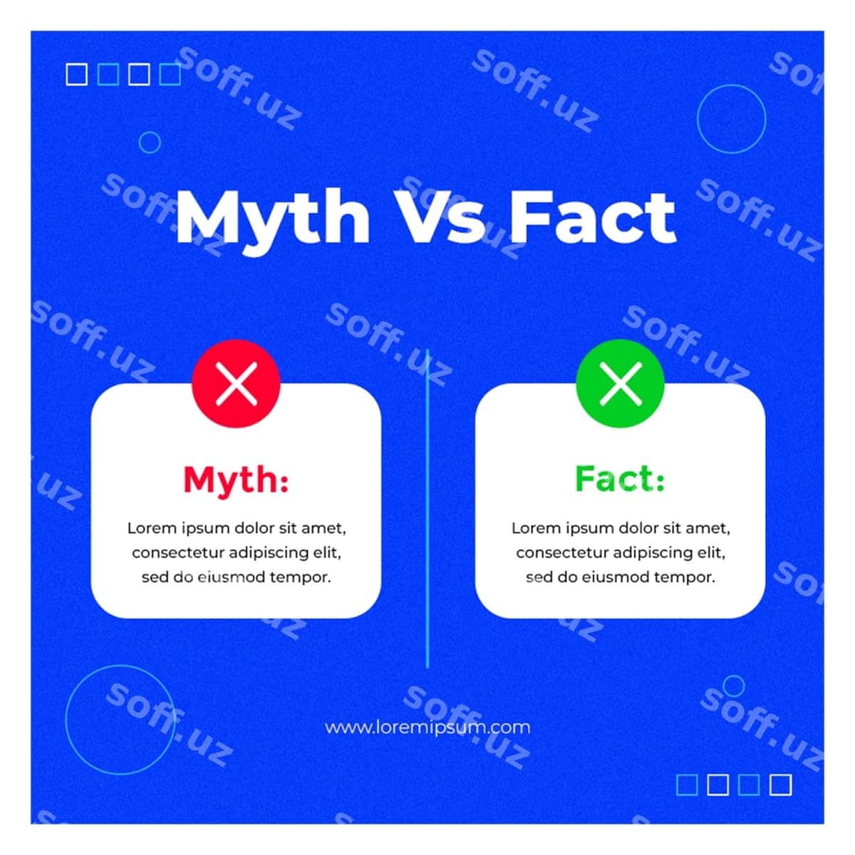 Mitos vs fakt infografikasi | Myth vs fact infographic 1