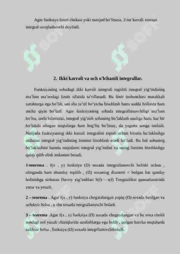 n karrali integral. 4