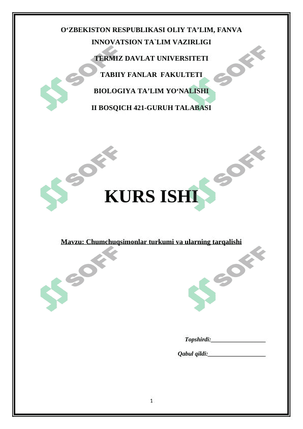 chumchuqsimonlar turkumi 1