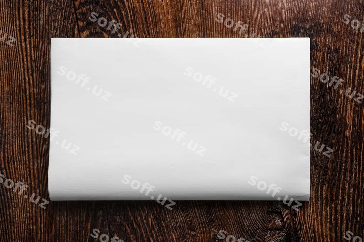 Gazeta model xonasining poli | Newspaper mockup room floor 1