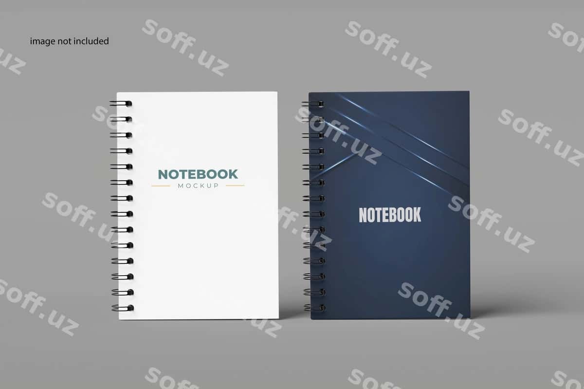 Notebook namunasi | Notebook mockup 1
